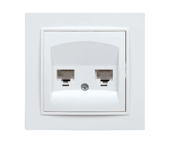 Double Numeris Telephone Socket Outlet (Rj 11)