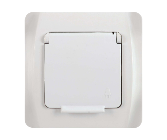 Grounded Socket Outlet With Cover