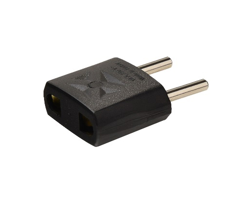 American Plug Adapter (White,Black)