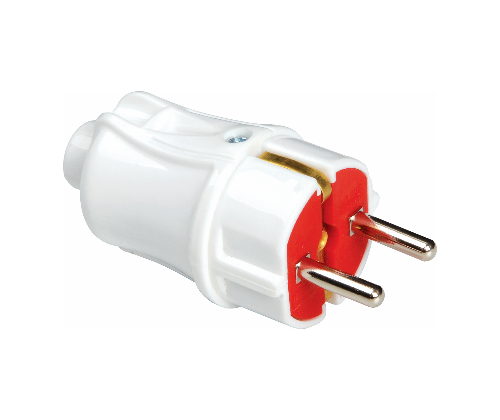 Earthed Male Plug