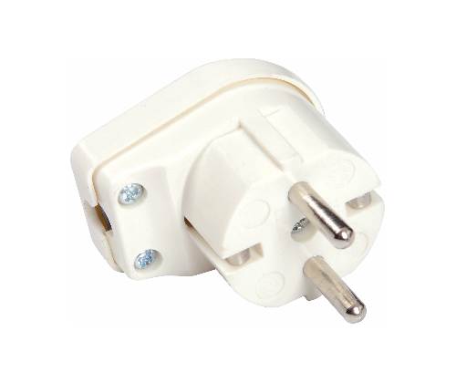 Earthed Male Plug (Bakelite)