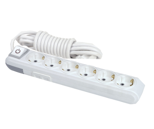 6-Gang Extension  Socket With Switch 2m 
