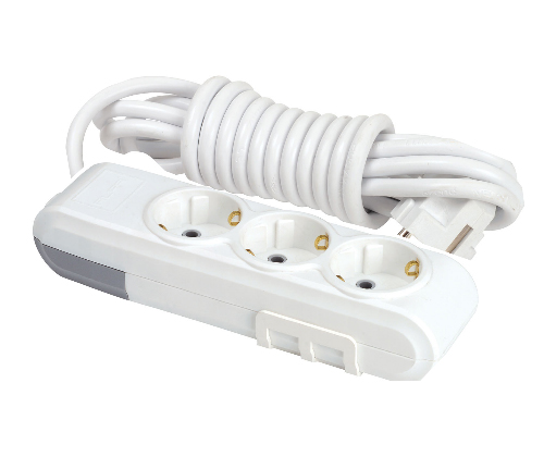 3-Gang Extension Socket 3m