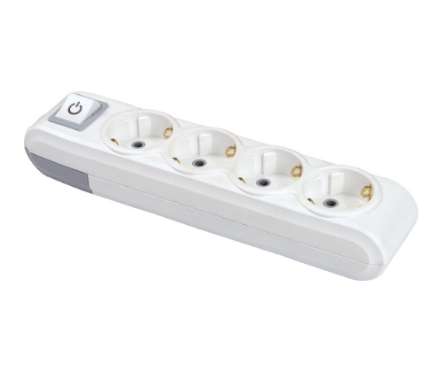 4-Gang Extension  Socket With Switch Cordless