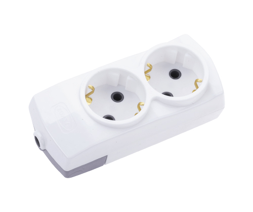 2 Gang Earthed Group Socket