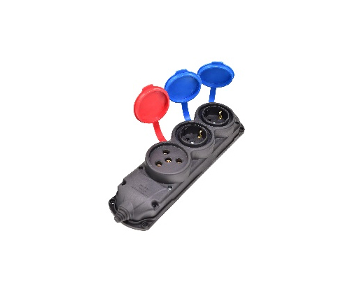 2X3*25A Threephase + 1X1*16A Monophase Gorup Socket