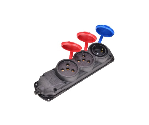 1X3*25A Threephase + 2X1*16A  Monophase Gorup Socket