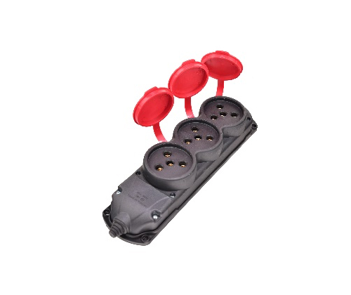3*25 A 3 Gang Threephase Gorup Socket